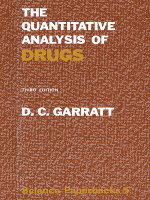 cover image of The Quantitative Analysis of Drugs